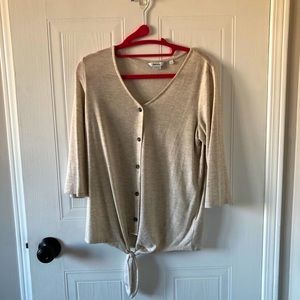 Tie Front Jersey Top